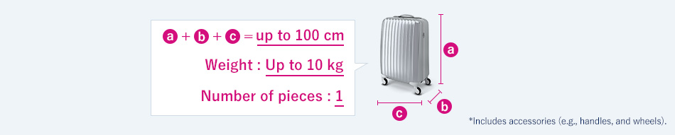 Permitted Carry-on Baggage Size