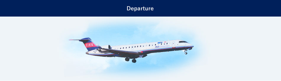 By 10 Minutes Before the Departure Time / Boarding Gate